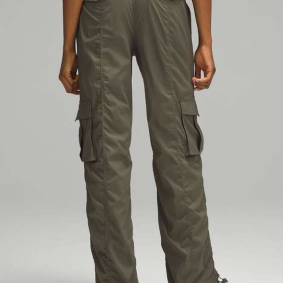 Lululemon Dance Studio relaxed fit mid rise Cargo Pants size small army green - Picture 1 of 8